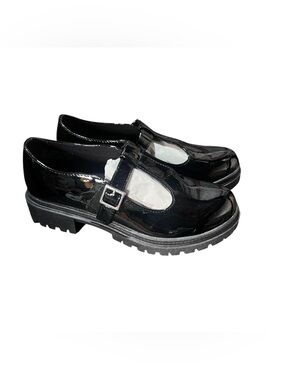 NEW Mix No. 6 Lana Black Patent Leather Mary Jane Shoes Size 5 Youth